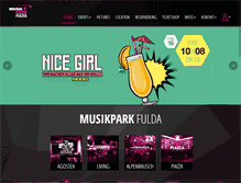 Tablet Screenshot of musikpark-fulda.de